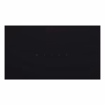 Series 6, Inclined Chimney Hood 90cm, 59DB, 2 Speed + Intensive,  307m³/h-Recirculation / 700m³/h-Ducted, Black, Made in Turkey - Image 3
