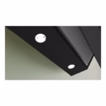 Series 6, Inclined Chimney Hood 90cm, 59DB, 2 Speed + Intensive,  307m³/h-Recirculation / 700m³/h-Ducted, Black, Made in Turkey - Image 4