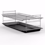 Series 6, Full Gas Cooker 90cm, Digital Timer, With Rotisserie, Stainless Steel, Made in Egypt - Image 3