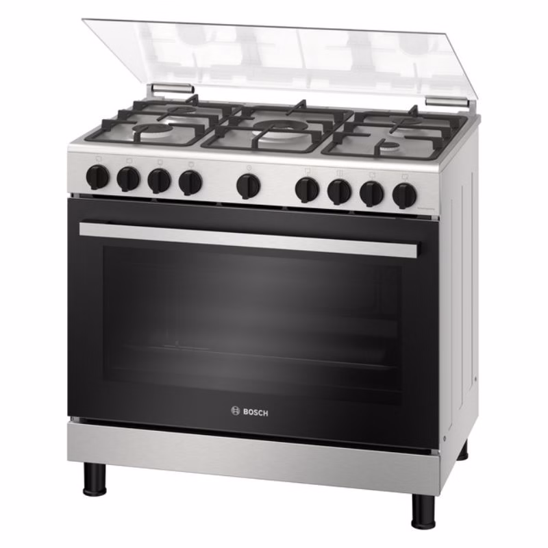 Series 2, Full Gas Cooker 90cm, Mechanical Timer, Stainless Steel, Made in Egypt