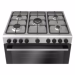 Series 2, Full Gas Cooker 90cm, Mechanical Timer, Stainless Steel, Made in Egypt - Image 2