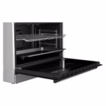 Series 6, Full Gas Hybrid Cooker 90cm, Digital Timer, Rotessirie, Stainless Steel, Made in Egypt - Image 4