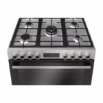 Series 8, Full Gas Hybrid Cooker 90cm, Digital Timer, Rotessirie, Stainless Steel, Made in Turkey - Image 2