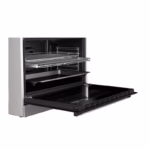 Series 8, Full Gas Hybrid Cooker 90cm, Digital Timer, Rotessirie, Stainless Steel, Made in Turkey - Image 4