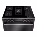Series 8, Full Gas Hybrid Cooker 90cm, Digital Timer, Rotessirie, Black Glass, Made in Turkey - Image 2