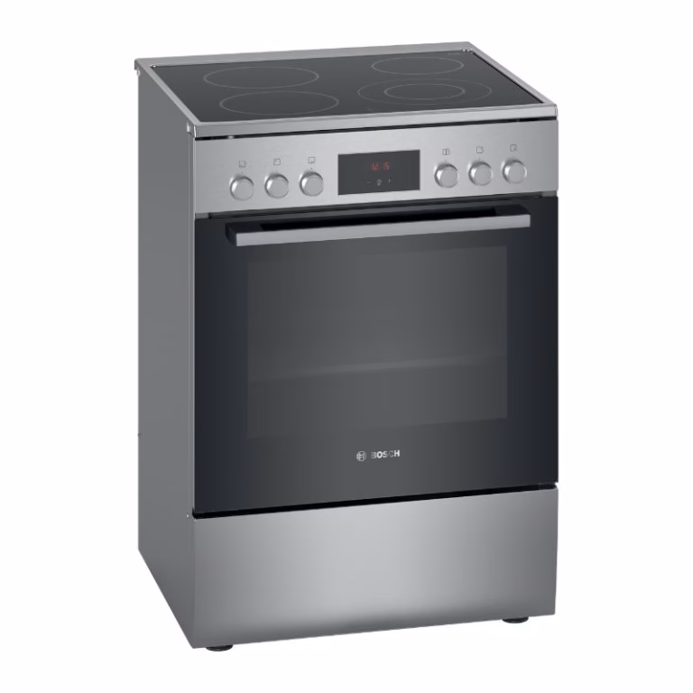 Series 4, Full Electric Cooker 60cm, 6 cooking Functions, Stainless Steel, Made in Turkey