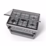 Series 8, Dual Fuel Cooker 90cm, 8 cooking Function, With Rotisserie, Stainless Steel, Made in Italy - Image 2