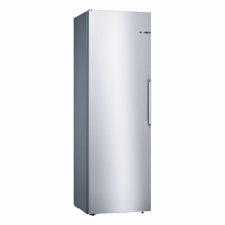 Series 4, Upright Fridge, 39DB, Reversible Door Hinges, Stainless Steel, Made in Poland