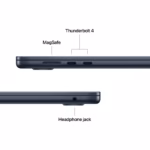 15-inch MacBook Air: Apple M5 chip with 10‑core CPU and 10‑core GPU, 16GB, 512GB SSD - Midnight - Image 5