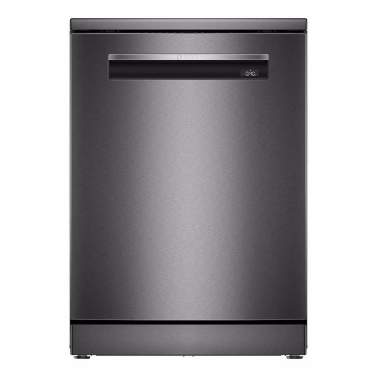 Series 6, Free Standing Dishwasher, 6 Programmes, 3 Racks, Adjustable Middle Rack, 9.5 Ltrs Water Consumptions, Home Connect, Brushed Black Steel, Made in Turkey