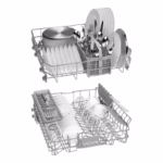 Series 2, Free Standing Dishwasher, 6 Programmes, 2 Racks, Adjustable Middle Rack, 10.4 Ltrs Water Consumption, White Color, Made in Turkey - Image 4