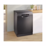 Series 4, Free Standing Dishwasher, 6 Programmes, 3 Racks, Adjustable Middle Rack, 10.3 Ltrs Water Consumptions, Home Connect, Brushed Black Steel, Made in Poland - Image 2