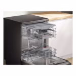 Series 4, Free Standing Dishwasher, 6 Programmes, 3 Racks, Adjustable Middle Rack, 10.3 Ltrs Water Consumptions, Home Connect, Brushed Black Steel, Made in Poland - Image 3