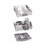 Series 4, Free Standing Dishwasher, 6 Programmes, 3 Racks, Adjustable Middle Rack, 10.3 Ltrs Water Consumptions, Home Connect, Brushed Black Steel, Made in Poland - Image 5