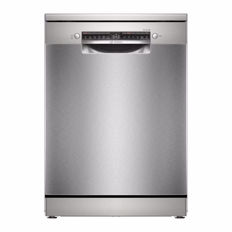 Series 4, Free Standing Dishwasher, 6 Programmes, 3 Racks, Adjustable Middle Rack, 10.3 Ltrs Water Consumptions, Home Connect, Stainless Steel, Made in Poland