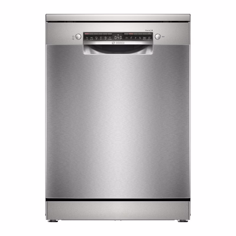 Series 4, Free Standing Dishwasher, 6 Programmes, 3 Racks, Adjustable Middle Rack, 10.3 Ltrs Water Consumptions, Home Connect, Stainless Steel, Made in Poland
