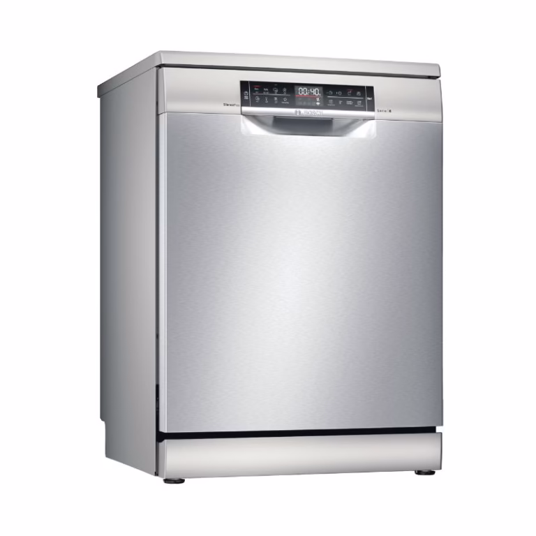 Series 6, Free Standing Dishwasher, 8 Programmes, 3 Racks, Adjustable Middle Rack, 7.4 Ltrs Water Consumptions, Home Connect, Stainless Steel, Made in Germany