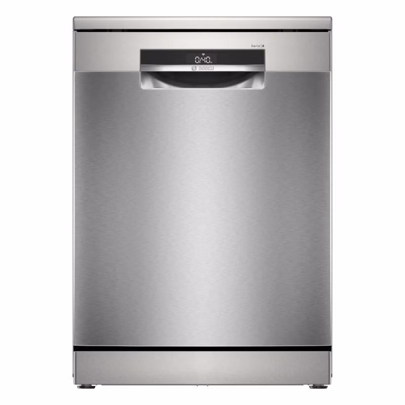 Series 6, Free Standing Dishwasher, 6 Programmes, 3 Racks, Adjustable Middle Rack, 9.5 Ltrs Water Consumptions, Home Connect, Stainless Steel, Made in Turkey