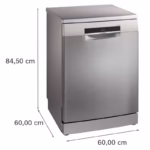 Series 6, Free Standing Dishwasher, 6 Programmes, 3 Racks, Adjustable Middle Rack, 9.5 Ltrs Water Consumptions, Home Connect, Stainless Steel, Made in Turkey - Image 5
