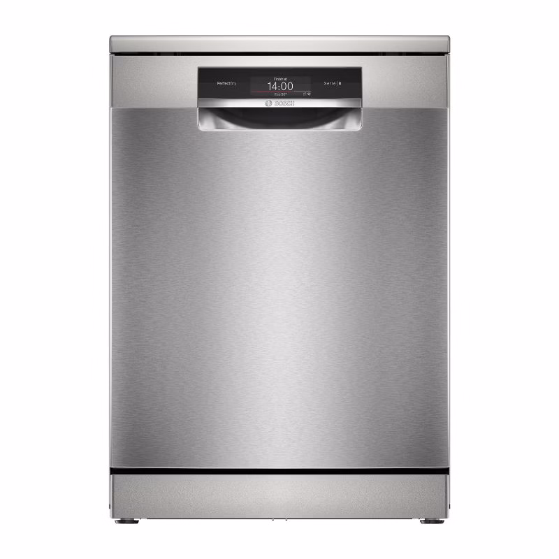 Series 8, Free Standing Dishwasher, 8 Programmes, 3 Racks, Adjustable Middle Rack, 10.4 Ltrs Water Consumptions, Zeolite, Aqua Stop, Home Connect, Stainless Steel, Made in Germany