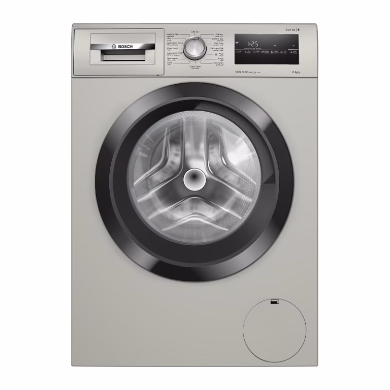 Series 4, Front Load Washer, 8KG/1400 RPM, Graphite Color, 55DB, Made in Turkey