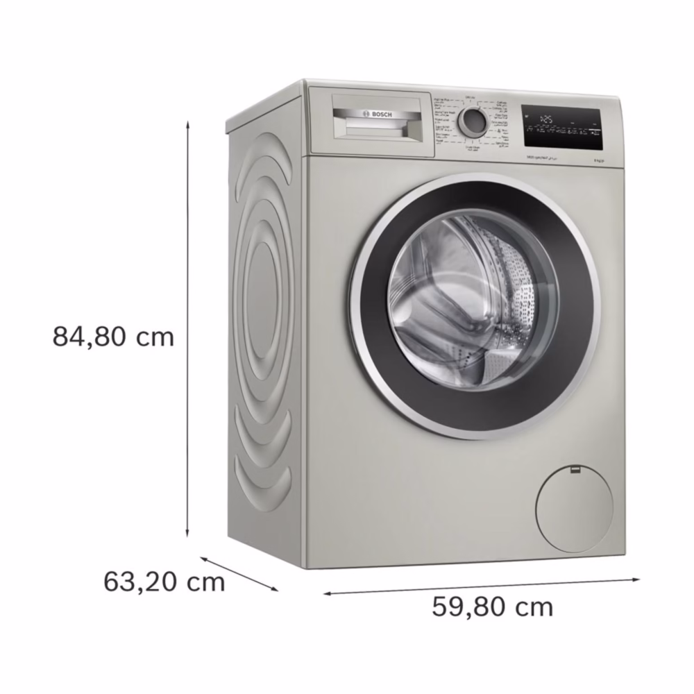 Series 4, Front Load Washer Dryer, 9/5KG, 1400RPM, Silver Inox, 49DB, Made in China - Image 5