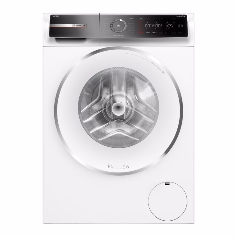 Series 8, Front Load Washer, 9KG/1400 RPM, White Color, Home Connect, 52DB, IDOS, Made in Germany