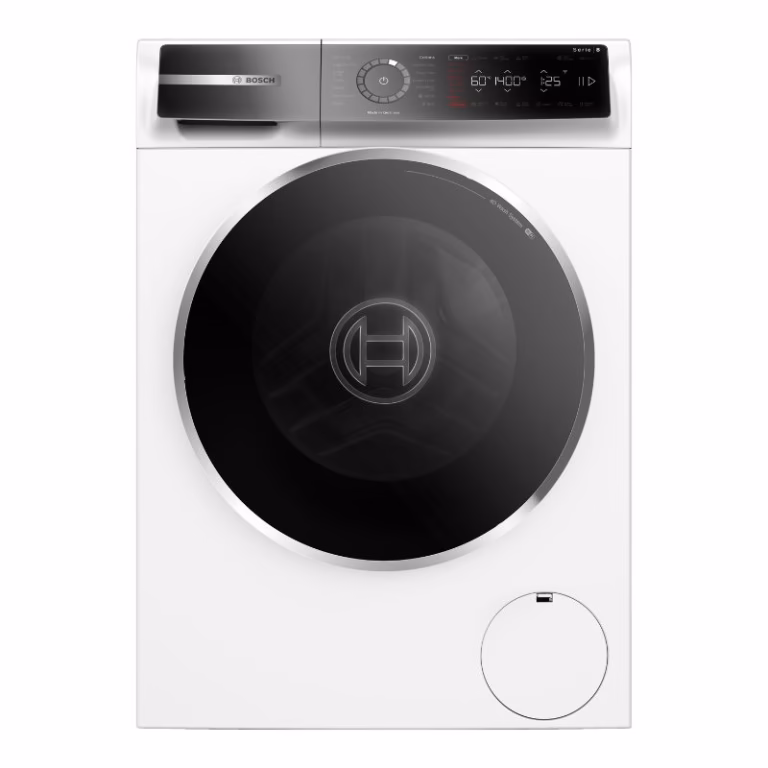 Series 8, Front Load Washer, 9KG/1400 RPM, White Color, Home Connect, 52DB, Made in Germany