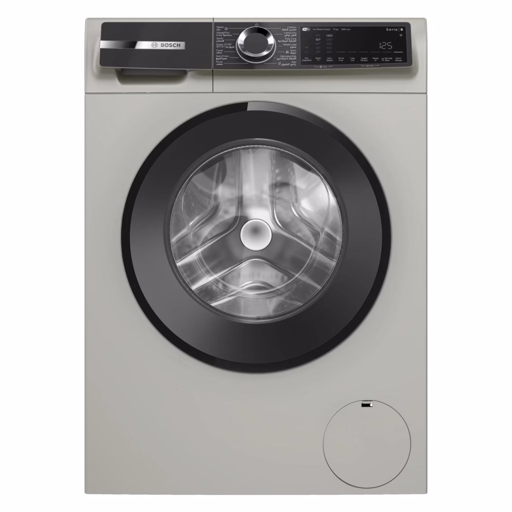 Series 6, Front Load Washer, 10KG/1400 RPM, Graphite Color, Home Connect, Made in Turkey