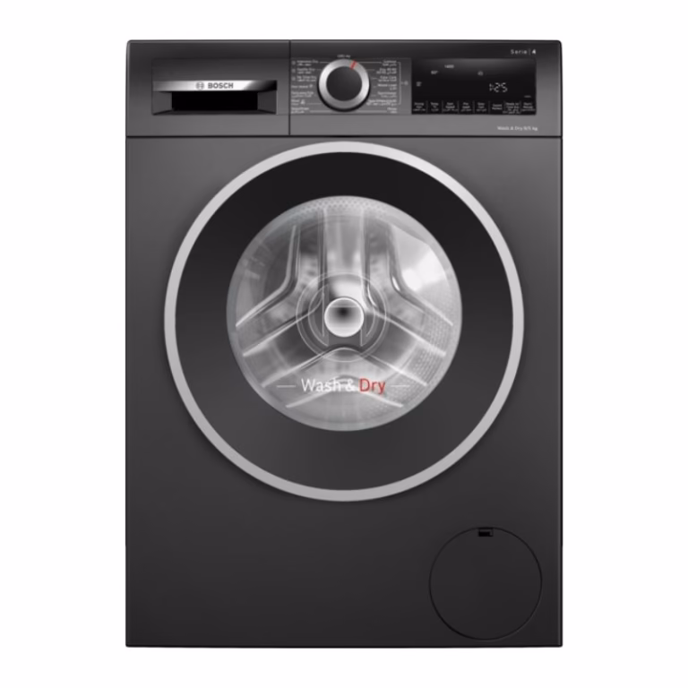Series 4, Front Load Washer Dryer, 9/5KG, 1400RPM, Brushed Black Steel, 49DB, Made in China