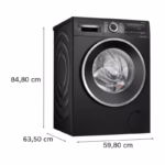 Series 4, Front Load Washer Dryer, 9/5KG, 1400RPM, Brushed Black Steel, 49DB, Made in China - Image 5
