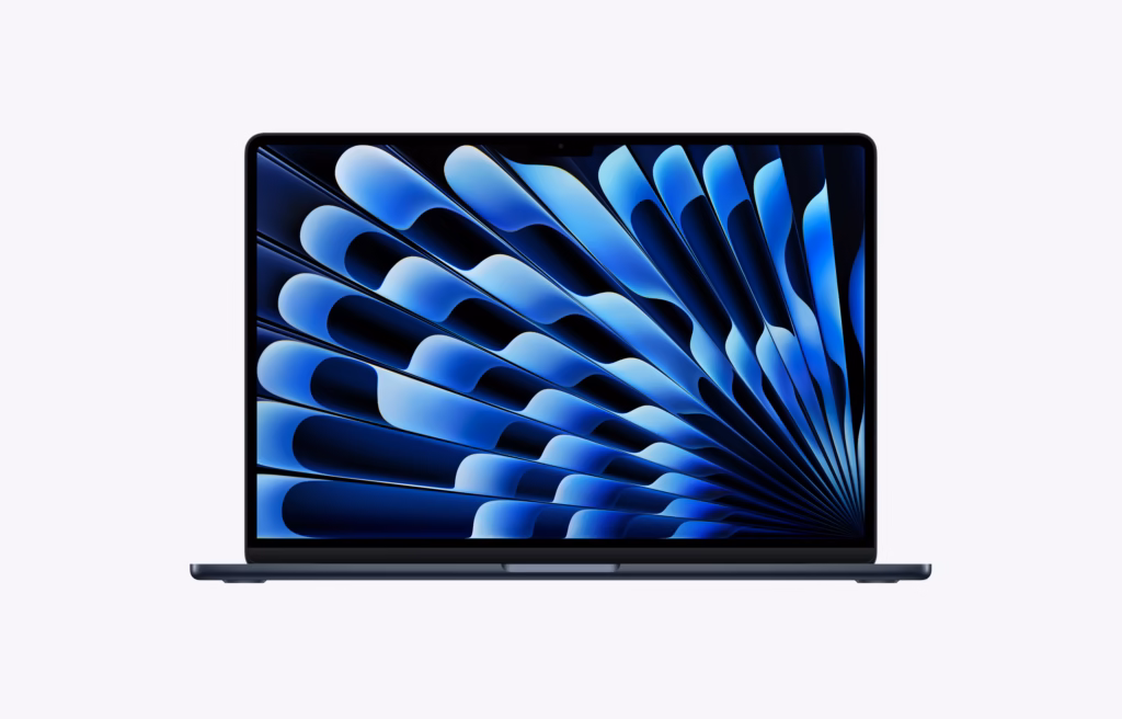 15-inch MacBook Air: Apple M5 chip with 10‑core CPU and 10‑core GPU, 16GB, 512GB SSD - Midnight